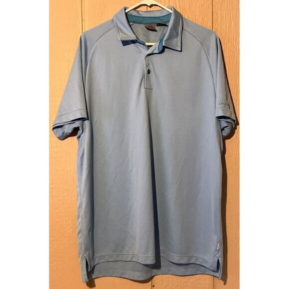 Snake Eyes Shirt Mens XL Short Sleeve‎ Polo Blue  Dry-18